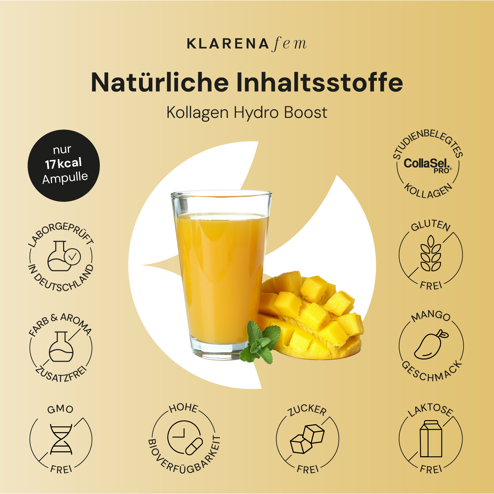 Kollagen Hydro Boost Trinkampullen