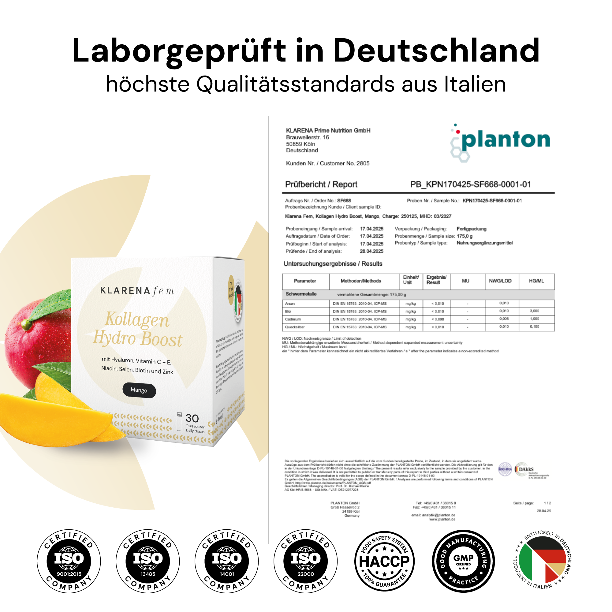 Kollagen Hydro Boost Trinkampullen